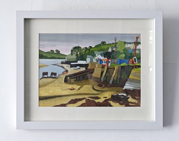 - gouache on Canvas, Painting by Julia Odell, measuring 20 x 26 cm (H x W) framed at 31 x 39 cm £375